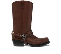Versace Dana leather cowboy boots - Brown 39-39.5-41
