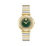 Versace Delphinus Women’s Green Dial & Two Tone Bracelet Watch