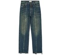 Versace Distressed Straight-leg Jeans - Blue - 36 (W36 / XL)