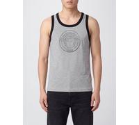 Versace Embroidered Medusa Logo and Rhinestone Cotton Tank Top - Size: 40 - male