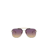 Versace Eyewear medusa browline sunglasses - Gold 60
