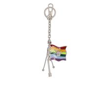 Versace Flag keyring - Silver One Size
