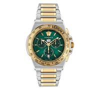 Versace Gents Greca Black Aluminous Watch - Stainless Steel / Brass / Sapphire