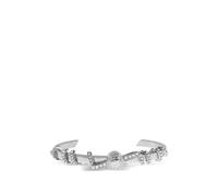 Versace Gianni crystal-embellished bracelet - Silver S-M-L