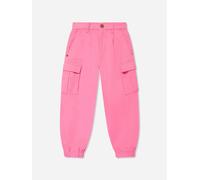 Versace Girls Cargo Trousers in Pink - Pink - 8 Yrs