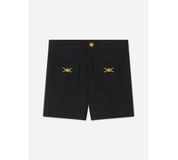 Versace Girls Stretch Cady Shorts in Black - Black - 5 Yrs