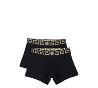 Versace Greca Border long boxers (pack of two) - Black 3-4-5-6-7-8