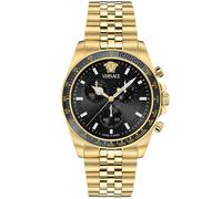 Versace Greca Chrono Wave VE0H00525 - Man - 43 mm - Analogue - Quartz - Sapphire Glass Black 23 mm