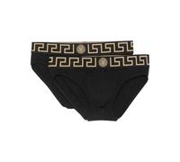 Versace Greca-detail boxer briefs (pack of two) - Black 3-4-5-6-7-8