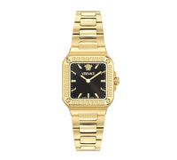 Versace Greca Edge 35.90 X 29mm Black Dial & Gold Tone Watch