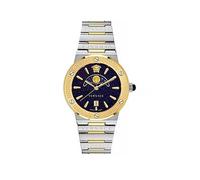 VERSACE Greca Logo Moonphase Blue Dial Ladies Versace Watch, Blue, Women Blue