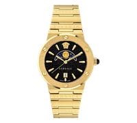 Versace Greca Logo Moonphase Womens Gold Watch VE7G00323 Stainless Steel (archived) - One Size