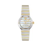 Versace Greca Logo Two Tone Bracelet Watch