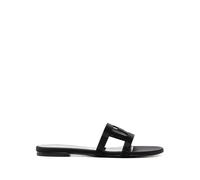 Versace Greca Maze crystal flat sandals - Black 36-37-38