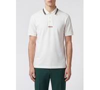 Versace Greca Pattern Cotton Polo Shirt with Contrast Embroidered Logo - Size: M - male