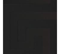 Versace Greek Key Designer Wallpaper In Black