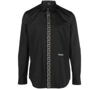 Versace Greek Key-embroidered shirt - Black 43