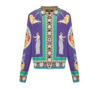 Versace Hall Of Statues silk cardigan - Purple 46