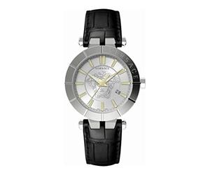 Versace Herren Armbanduhr V-RACE 43 mm Armband Leder VE2B001 21, Strap