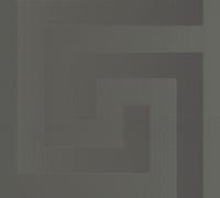 Versace Home designer wallpaper dark grey Greek meander 38609-1 (10,79£/1qm)