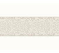 Versace Home Wallpaper Design baroque texture white grey 93547-1 (29,61£/1qm)