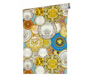 Versace Home Wallpaper dish colourful gloss 34901-1 (9,44£/1qm)