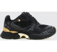 Versace Icaro Leather and Mesh Sneakers with Greca Pattern - Size: 41 - male