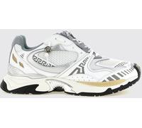 Versace Icaro Leather and Mesh Sneakers with Greca Pattern - Size: 43 - male