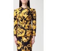 Versace JEANS COUTURE Baroque Print Polyester Blazer - Size: 38 - female