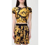 Versace JEANS COUTURE Baroque Print Polyester T-Shirts - Size: S - female