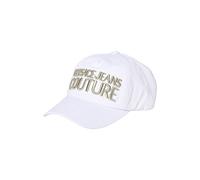 Versace Jeans Couture Canvas Baseball Cap White Gold, White