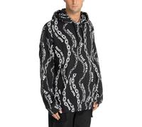 VERSACE JEANS COUTURE Chain Couture Men's Hoodie Black / White, Black - white, M