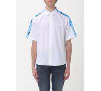 Versace JEANS COUTURE Cotton Shirt with Baroque Print - Size: 50 - male