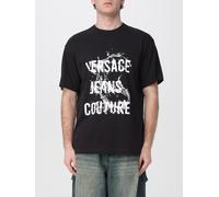 Versace JEANS COUTURE Cotton T-Shirt with Logo - Size: L - male