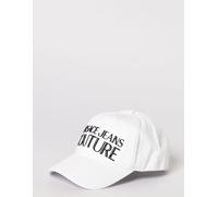 Versace JEANS COUTURE Cotton Twill Hat with Logo Print - Size: OS - male