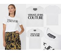 Versace Jeans Couture Crew Neck Logo Top Cotton T-Shirt Blouse Retro Shirt Hot M