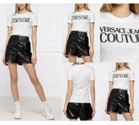 Versace Jeans Couture Crew Neck Logo Top Cotton T-shirt Blouse Retro Shirt New