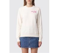 Versace JEANS COUTURE Crewneck Cotton Sweatshirt with Contrast Logo - Size: S - female