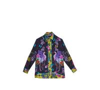 Versace Jeans Couture cuban-collar printed twill shirt - Purple 44