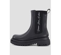 Versace Jeans Couture Fondo Drew Logo Chelsea Boot Black