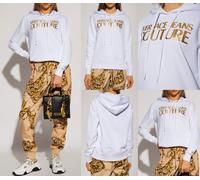 Versace Jeans Couture Hoodie Pullover Sweater With Foil Logo M