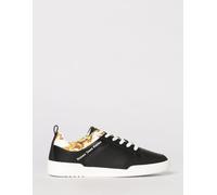 Versace JEANS COUTURE Leather Sneakers with Baroque Print - Size: 41 - male