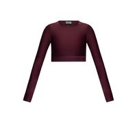 Versace Jeans Couture logo-hem cropped top - Red 36-38-46