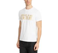 VERSACE JEANS COUTURE Men t-Shirt White - Gold L