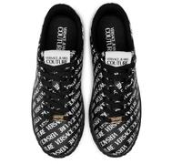Versace Jeans Couture Multi Logo Trainers Low-Top Sneakers Shoes New 42