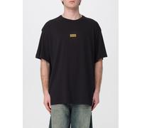 Versace JEANS COUTURE Oversize Cotton T-Shirt with Logo - Size: XL - male