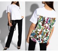 Versace Jeans Couture Patterned Baroque Top Blouse Shirt Oversized T-Shirt S