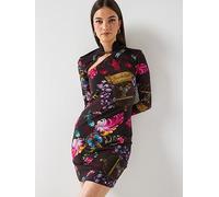 Versace Jeans Couture Printed Floral Mini Dress Print