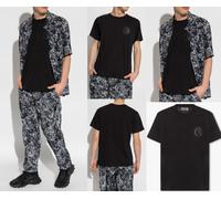 Versace Jeans Couture Retro Emblem T-Shirt Cotton Shirt Tee Top Crew Neck L