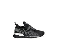 Versace Jeans Couture for man. 78YA3SA3-ZSC65 Logo printed trainers black (43), Flat, Laces, Casual